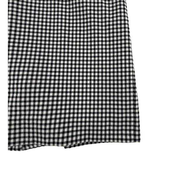 J.Crew V-neck seersucker dress in black gingham Sz 6 - Picture 6 of 16